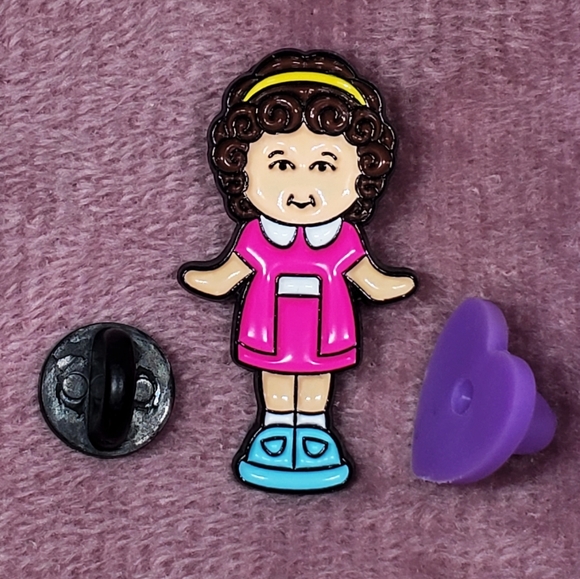 Official Polly Pocket ~ Character Push Pins ~ Vintage Collectible~ Set Of 3 - Picture 6 of 6